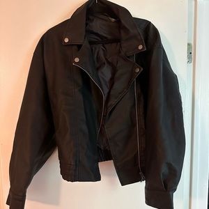 Pleather jacket perfect for winter